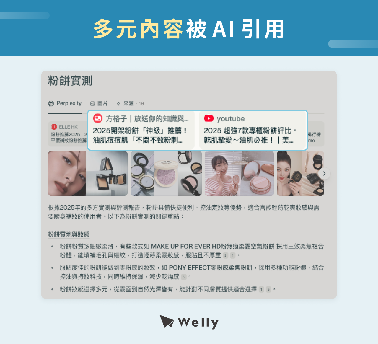 AIO 引用多元內容格式作為答案