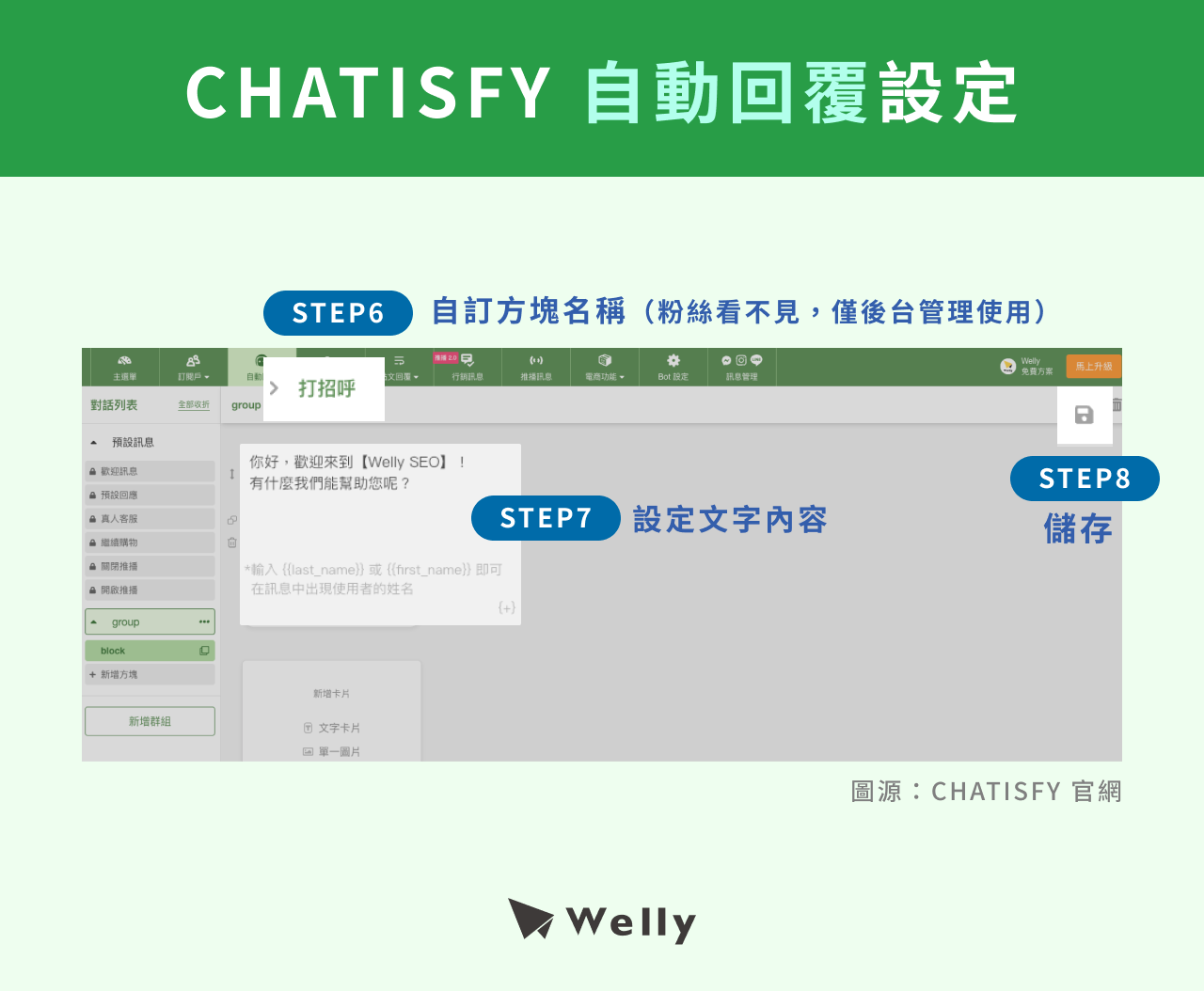 CHATISFY 自動回覆設定
