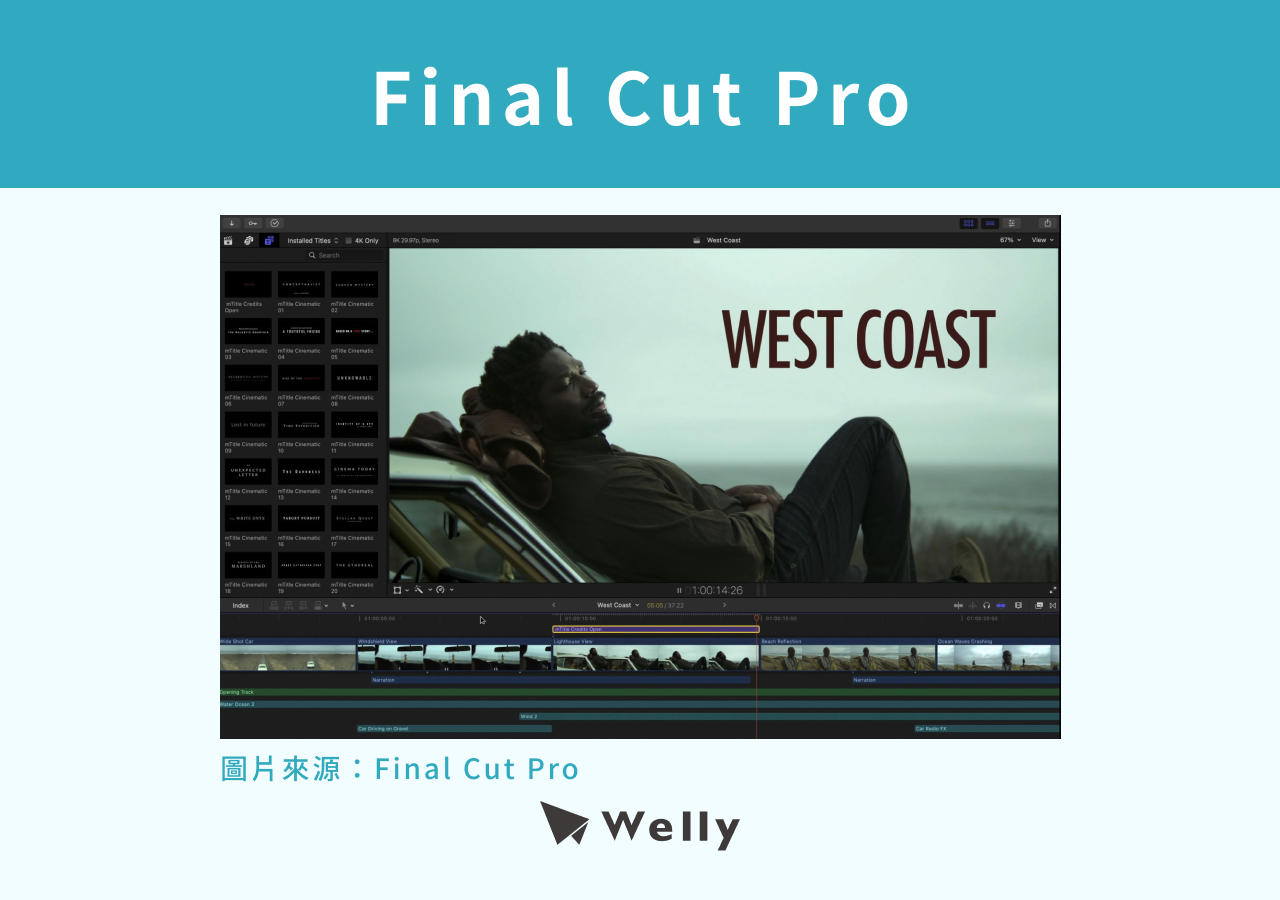 影片剪輯軟體＿Final Cut Pro