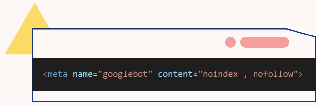 下令noindex nofollow就是從建立索引到追蹤連結都不允許