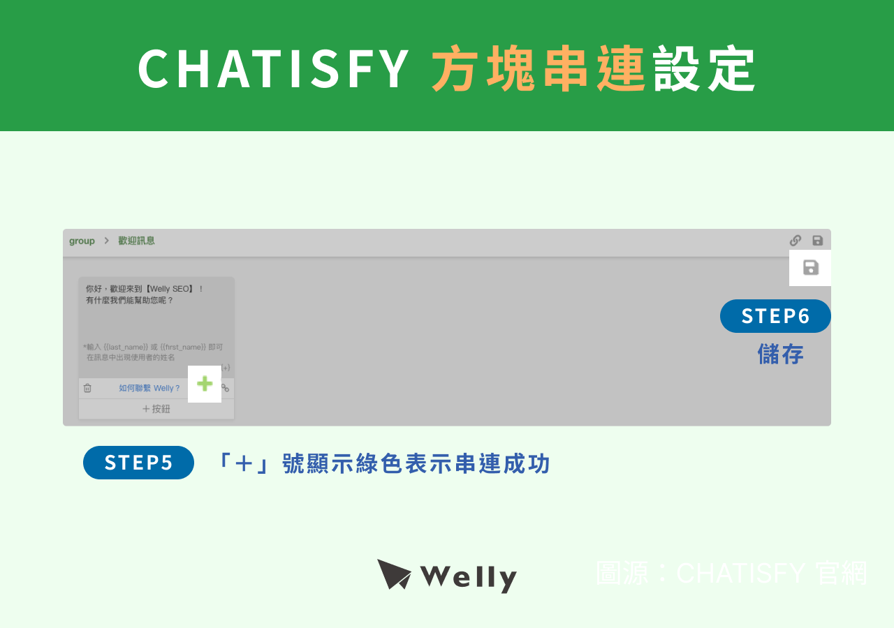 CHATISFY 方塊串連設定