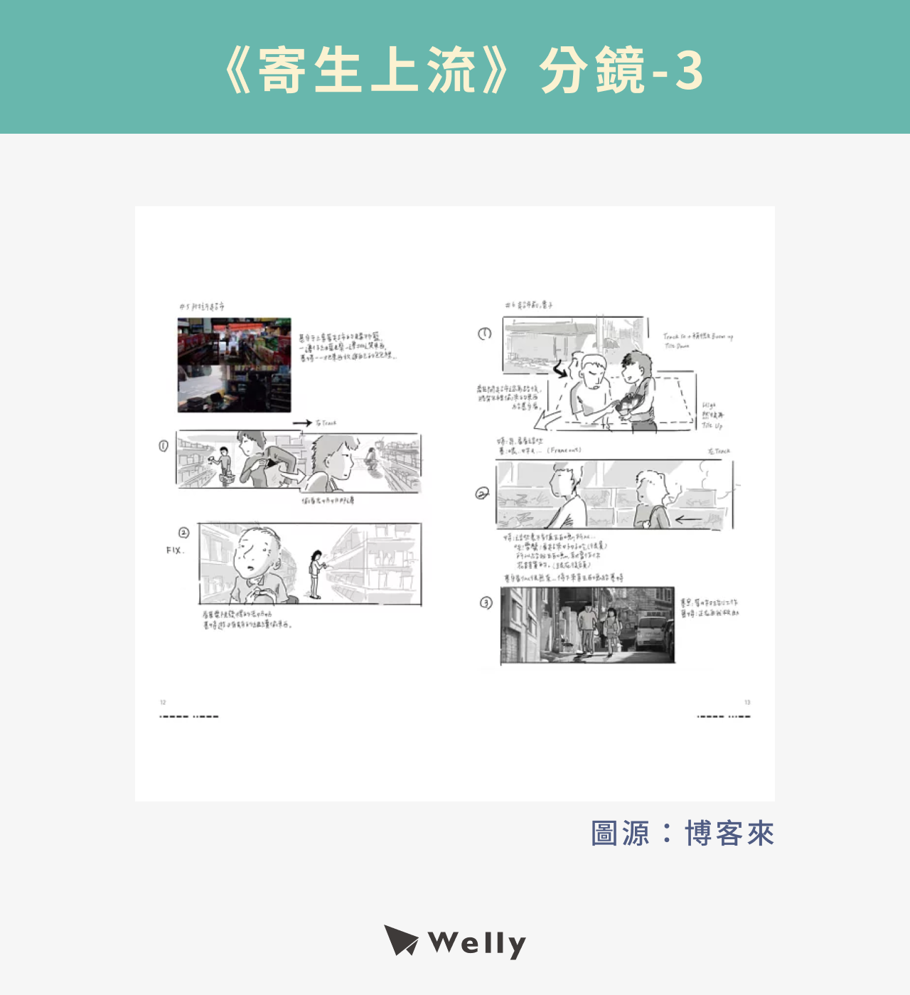 《寄生上流》分鏡