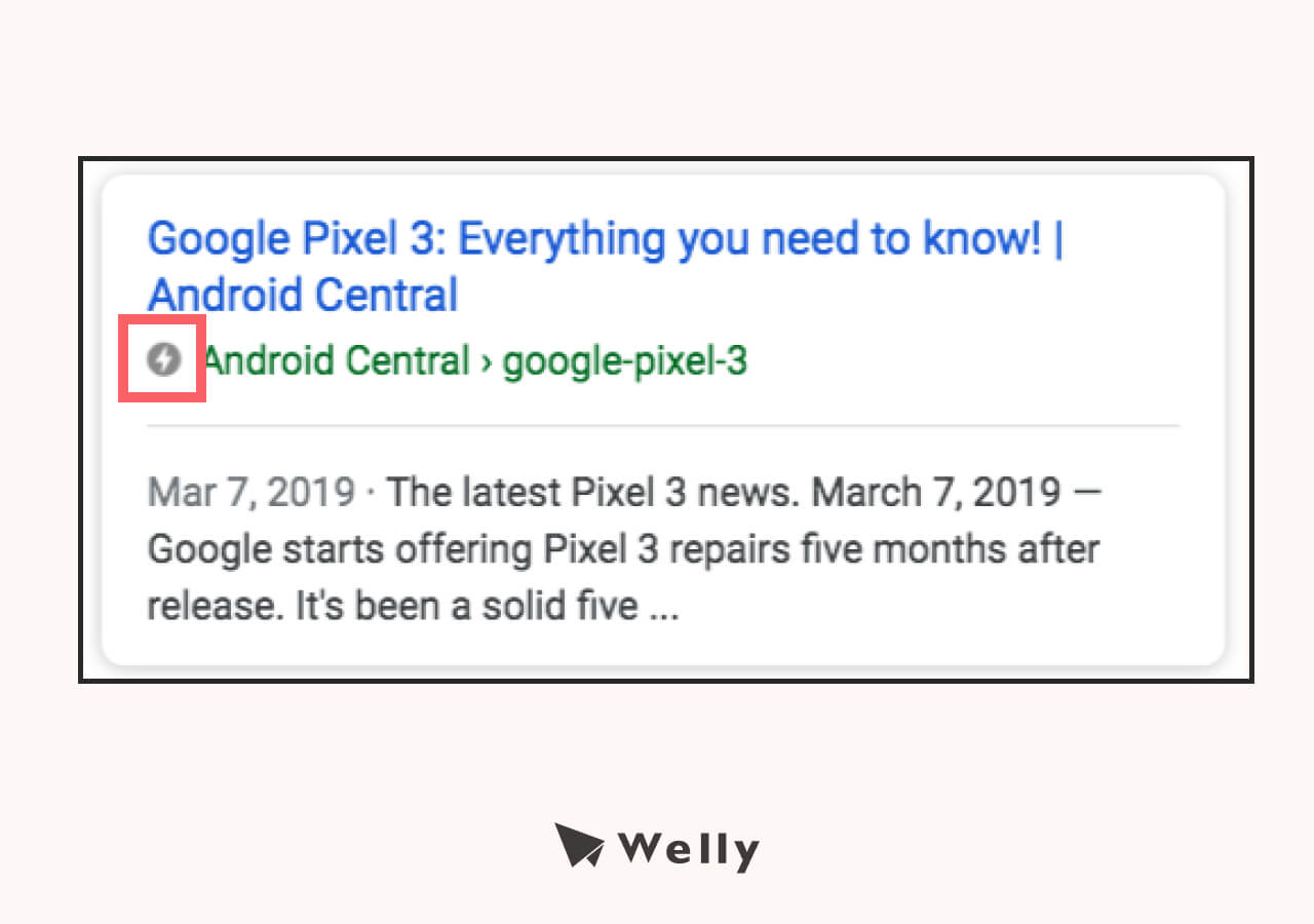 AMP閃電符號示意圖