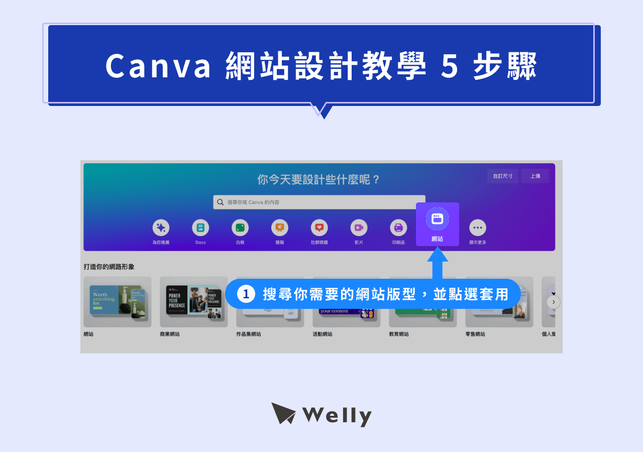 Canva 網站設計教學 5 步驟