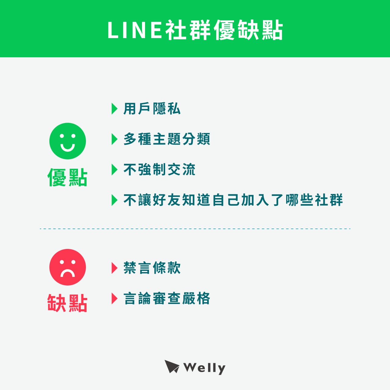 LINE優缺點