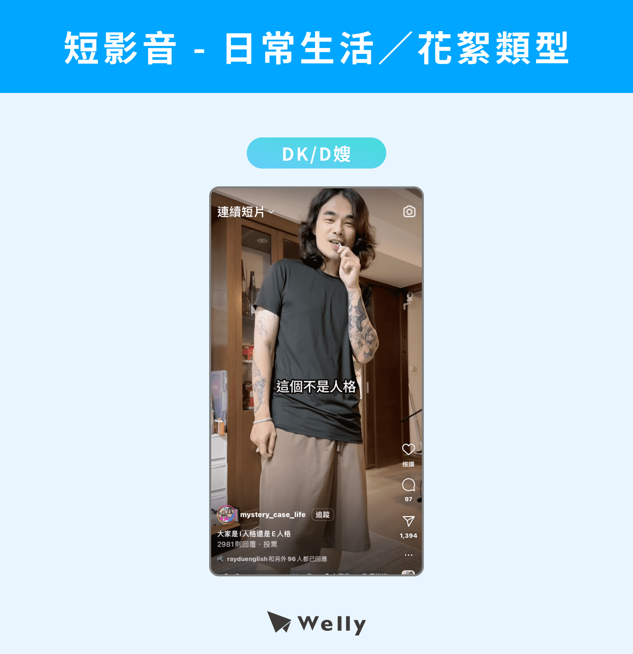 短影音-日常生活/花絮類型