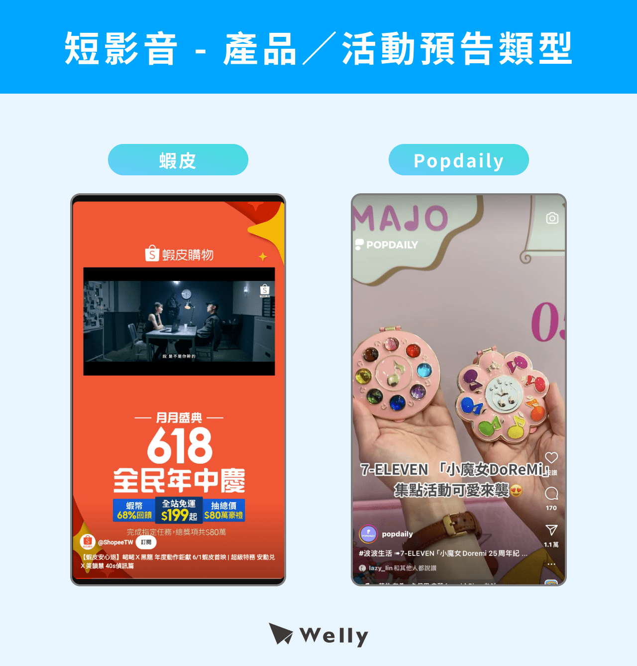 短影音-產品/活動預告類型