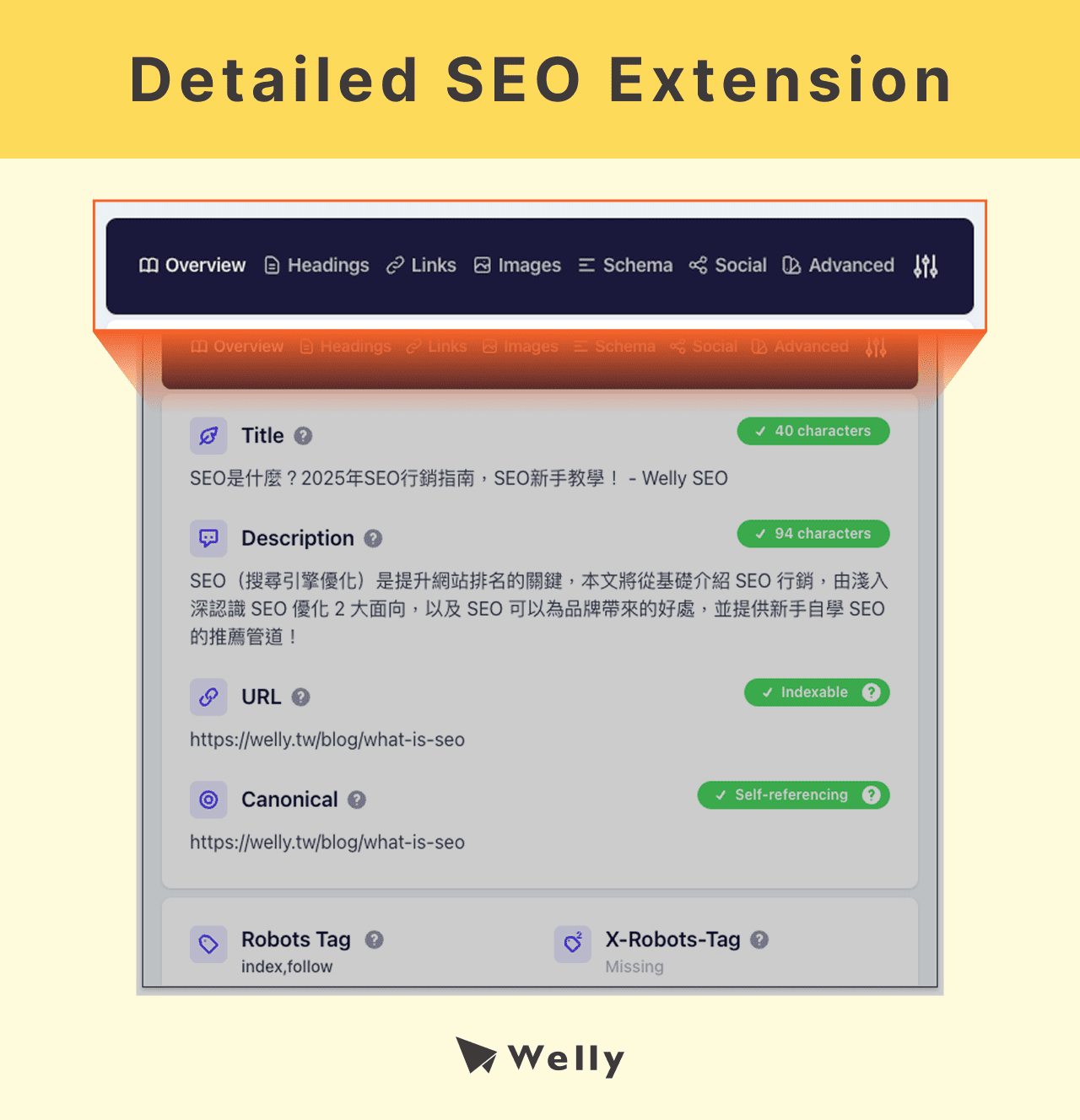 Detailed SEO Extension